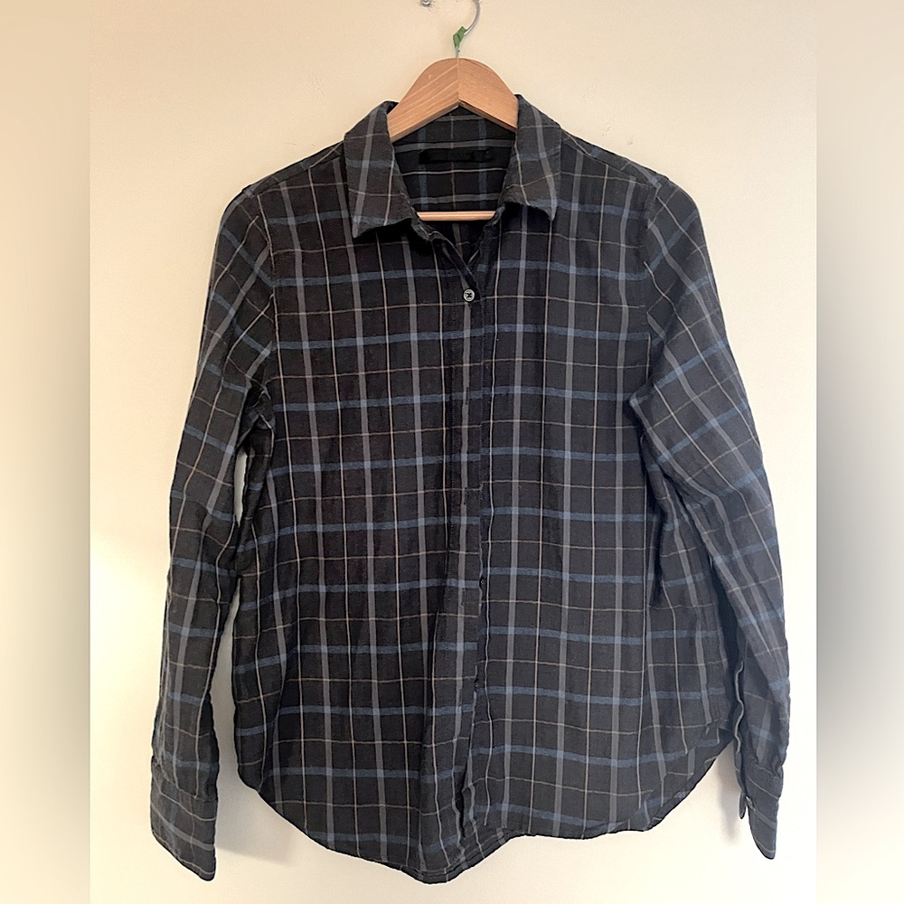 Jenni Kayne plaid button down shirt